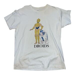 Uniqlo Star Wars Jun Takahashi DROIDS White T-Shirt Men’s Size X Large